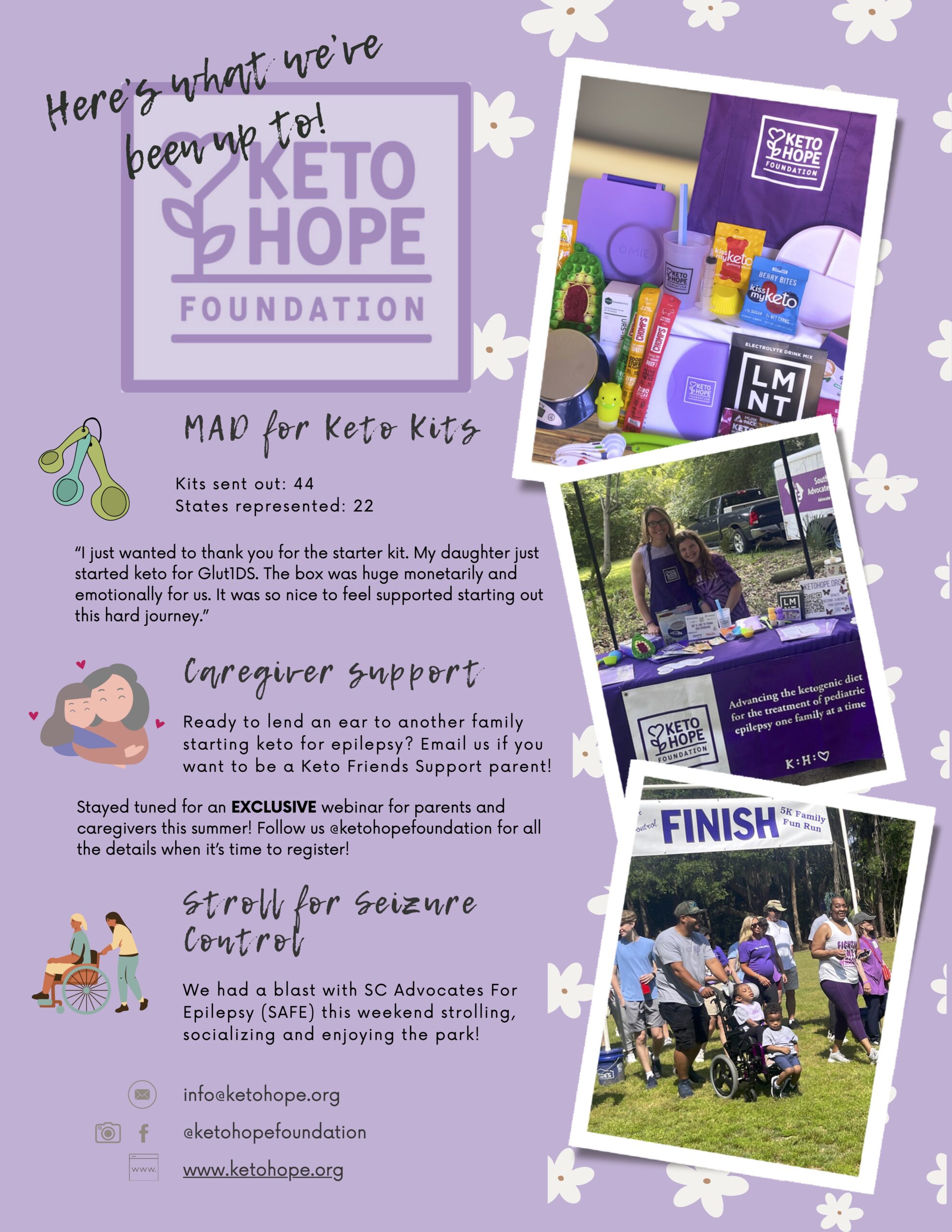 Keto Hope Spring 2024 Newsletter